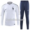 Frankreich 2 Stars Sweatshirts Anzüge Weiß 2018